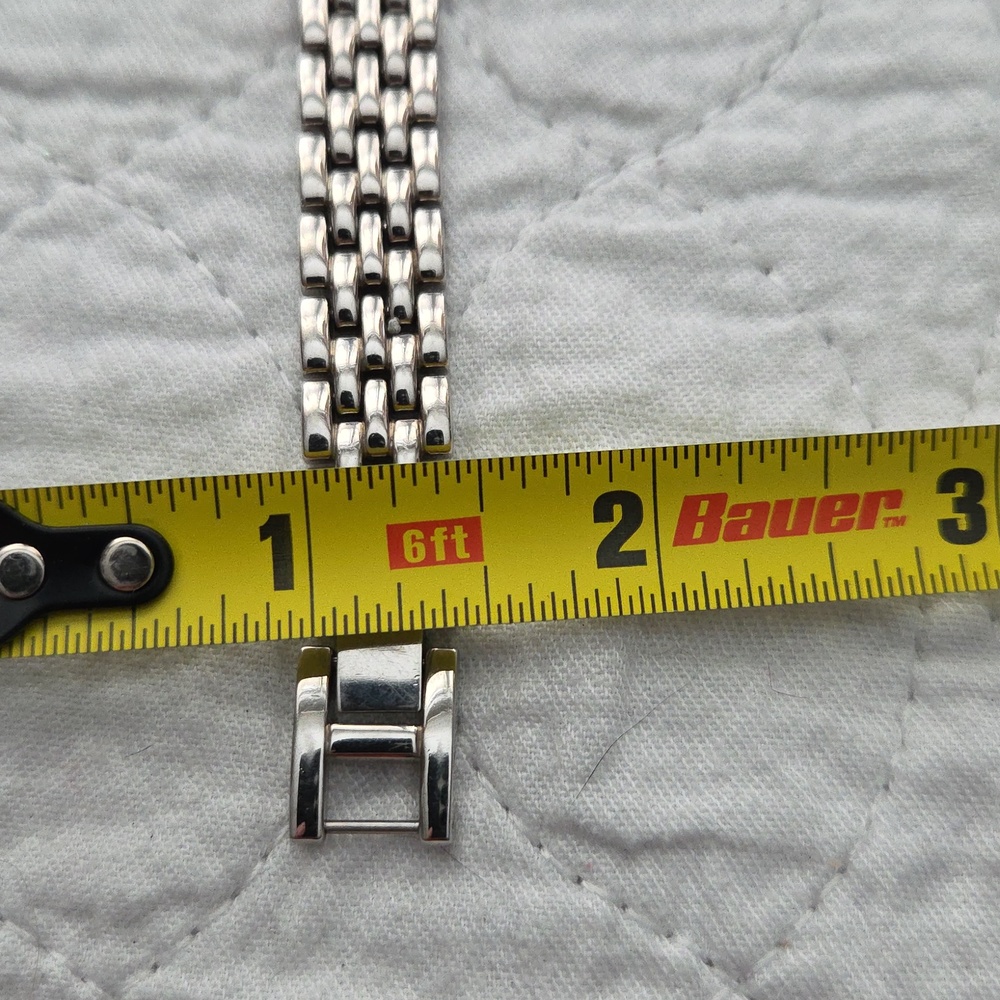 Anne Klein Silver Tone Bracelet Watch with Black Dial - Picture 7 of 7